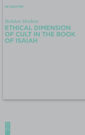 Hrobon |  Ethical Dimension of Cult in the Book of Isaiah | Buch |  Sack Fachmedien