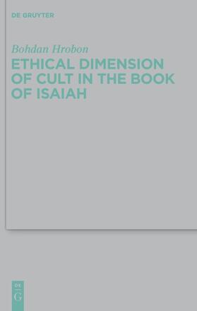 Hrobon |  Ethical Dimension of Cult in the Book of Isaiah | eBook | Sack Fachmedien