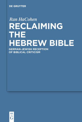 HaCohen |  Reclaiming the Hebrew Bible | Buch |  Sack Fachmedien