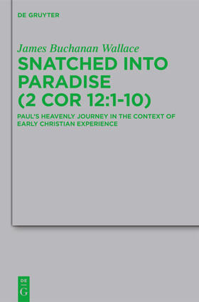 Wallace |  Snatched into Paradise (2 Cor 12:1-10) | eBook | Sack Fachmedien