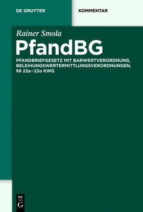 Smola |  PfandBG | eBook | Sack Fachmedien