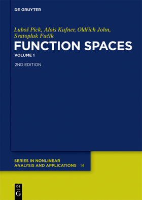 Pick / Kufner / John |  Function Spaces, 1 | eBook | Sack Fachmedien