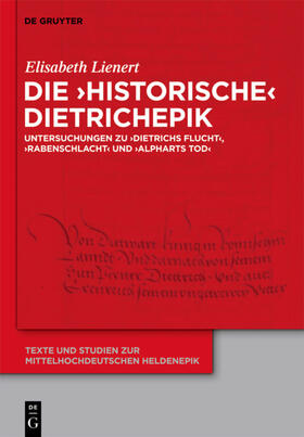 Lienert |  Die ‘historische’ Dietrichepik | eBook | Sack Fachmedien