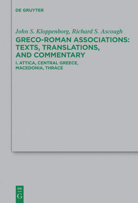 Kloppenborg / Ascough |  Greco-Roman Associations | eBook | Sack Fachmedien