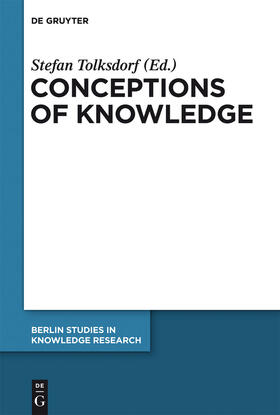 Tolksdorf |  Conceptions of Knowledge | Buch |  Sack Fachmedien
