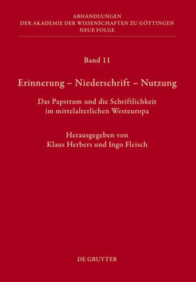 Herbers / Fleisch |  Erinnerung – Niederschrift – Nutzung | eBook | Sack Fachmedien