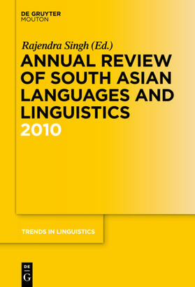 Singh |  Annual Review of South Asian Languages and Linguistics | eBook | Sack Fachmedien