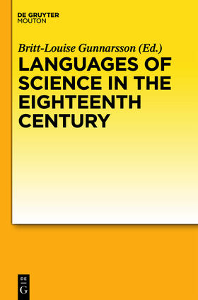 Gunnarsson |  Languages of Science in the Eighteenth Century | Buch |  Sack Fachmedien