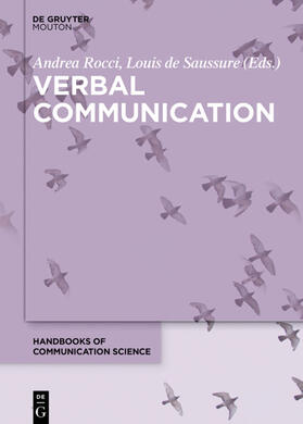 Rocci / Saussure |  Verbal Communication | eBook | Sack Fachmedien