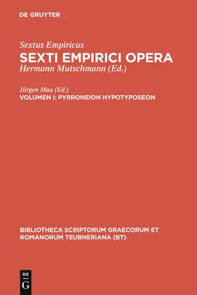 Sextus Empiricus / Mau |  Pyrroneion hypotyposeon | Buch |  Sack Fachmedien