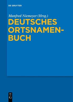 Niemeyer |  Deutsches Ortsnamenbuch | eBook | Sack Fachmedien