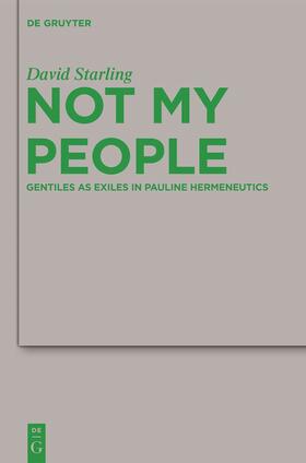 Starling |  Not My People | Buch |  Sack Fachmedien