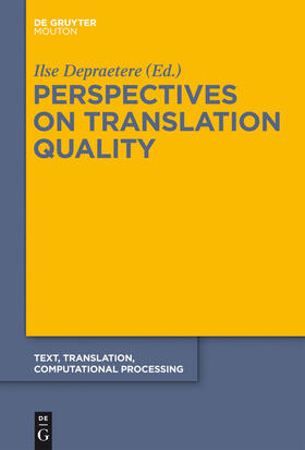 Depraetere |  Perspectives on Translation Quality | Buch |  Sack Fachmedien