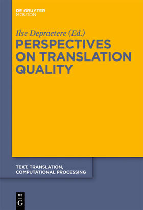 Depraetere |  Perspectives on Translation Quality | eBook | Sack Fachmedien