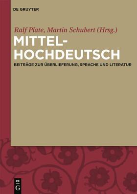 Schubert / Plate |  Mittelhochdeutsch | Buch |  Sack Fachmedien