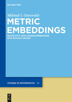 Ostrovskii |  Metric Embeddings | Buch |  Sack Fachmedien