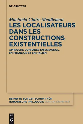 Meulleman |  Les localisateurs dans les constructions existentielles | Buch |  Sack Fachmedien