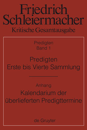 Meckenstock |  Predigten. Erste bis Vierte Sammlung (1801-1820) mit den Varianten der Neuauflagen (1806-1826) | Buch |  Sack Fachmedien