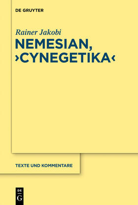 Jakobi |  Nemesianus, ¿Cynegetica¿ | Buch |  Sack Fachmedien