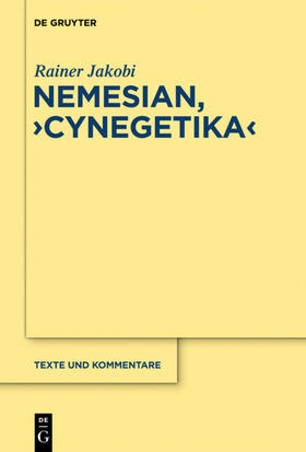 Jakobi |  Nemesianus, „Cynegetica“ | eBook | Sack Fachmedien