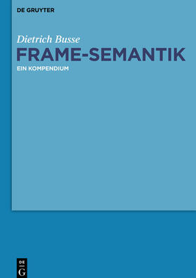 Busse |  Frame-Semantik | Buch |  Sack Fachmedien