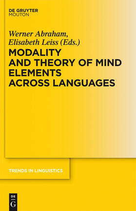 Leiss / Abraham |  Modality and Theory of Mind Elements across Languages | Buch |  Sack Fachmedien
