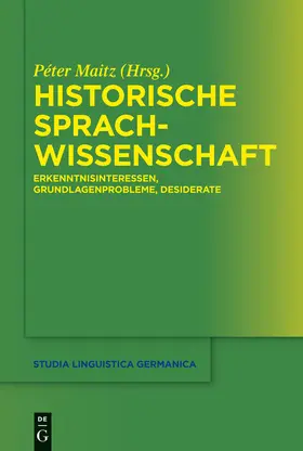 Maitz |  Historische Sprachwissenschaft | Buch |  Sack Fachmedien