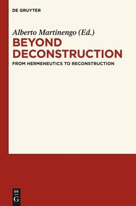 Martinengo |  Beyond Deconstruction | eBook | Sack Fachmedien