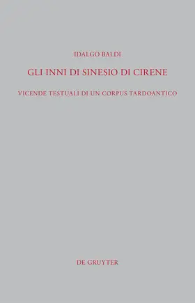 Baldi |  Gli Inni di Sinesio di Cirene | Buch |  Sack Fachmedien