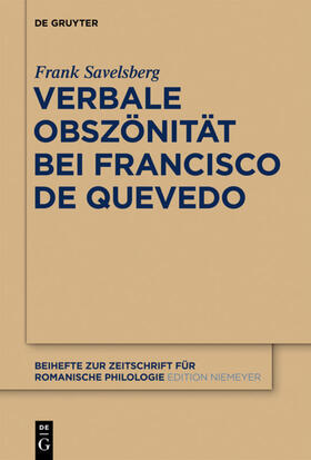 Savelsberg |  Verbale Obszönität bei Francisco de Quevedo | Buch |  Sack Fachmedien