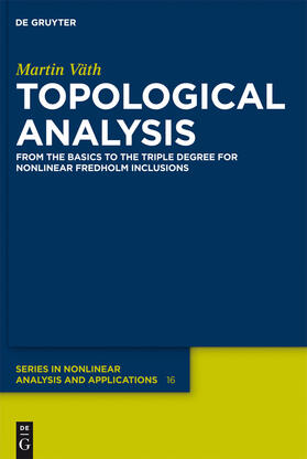 Väth |  Topological Analysis | Buch |  Sack Fachmedien