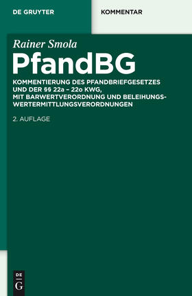 Smola |  Pfandbriefgesetz | Buch |  Sack Fachmedien