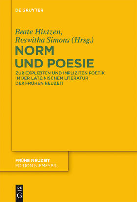 Simons / Hintzen |  Norm und Poesie | Buch |  Sack Fachmedien