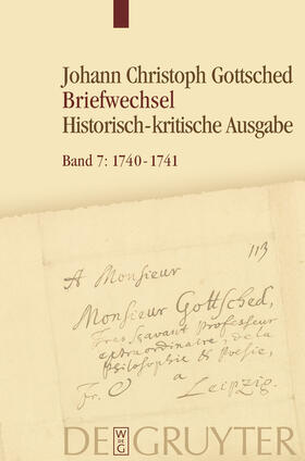 Gottsched / Döring / Menzel |  August 1740 – Oktober 1741 | eBook | Sack Fachmedien