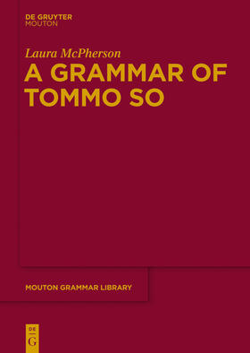 McPherson |  A Grammar of Tommo So | Buch |  Sack Fachmedien