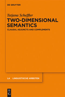 Scheffler |  Two-dimensional Semantics | Buch |  Sack Fachmedien