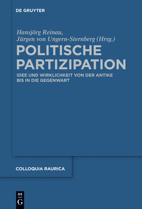 Ungern-Sternberg / Reinau |  Politische Partizipation | Buch |  Sack Fachmedien