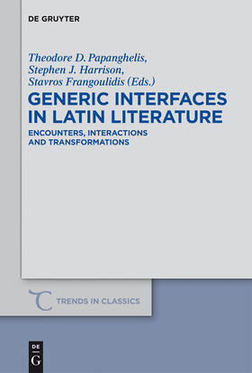 Papanghelis / Frangoulidis / Harrison |  Generic Interfaces in Latin Literature | Buch |  Sack Fachmedien