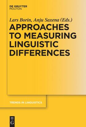 Saxena / Borin |  Approaches to Measuring Linguistic Differences | Buch |  Sack Fachmedien