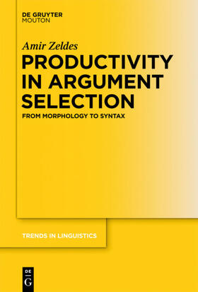 Zeldes |  Productivity in Argument Selection | eBook | Sack Fachmedien