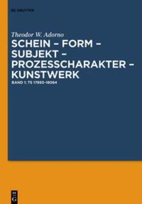 Adorno / Endres / Pichler |  s/t | eBook | Sack Fachmedien