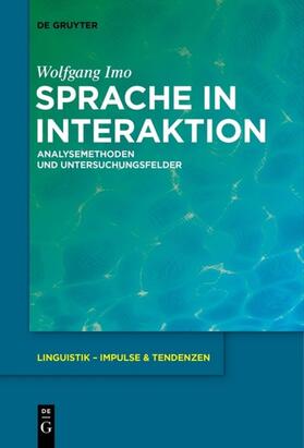 Imo |  Sprache in Interaktion | eBook | Sack Fachmedien