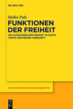 Puls |  Funktionen der Freiheit | Buch |  Sack Fachmedien