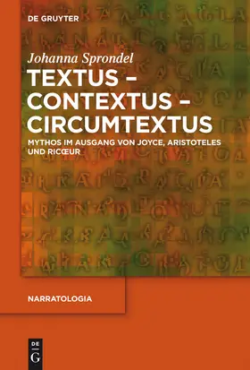 Sprondel |  Textus - Contextus - Circumtextus | Buch |  Sack Fachmedien