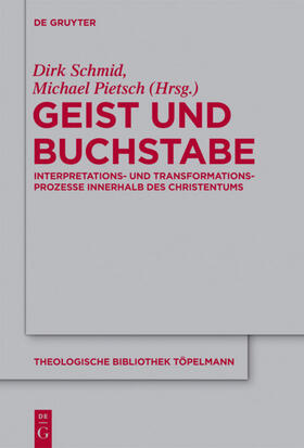 Schmid / Pietsch |  Geist und Buchstabe | Buch |  Sack Fachmedien