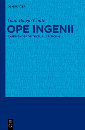 Conte |  Ope ingenii | eBook | Sack Fachmedien