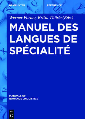 Forner / Thörle | Manuel des langues de spécialité | Buch | 978-3-11-031343-7 | sack.de