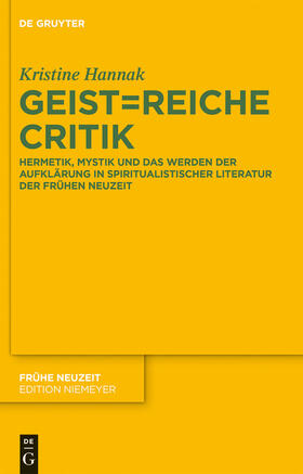 Hannak |  Geist=reiche Critik | Buch |  Sack Fachmedien