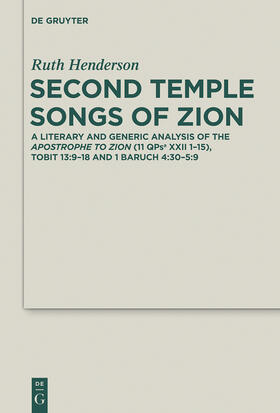 Henderson |  Second Temple Songs of Zion | Buch |  Sack Fachmedien