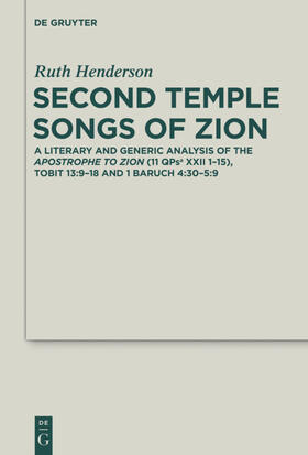 Henderson |  Second Temple Songs of Zion | eBook | Sack Fachmedien